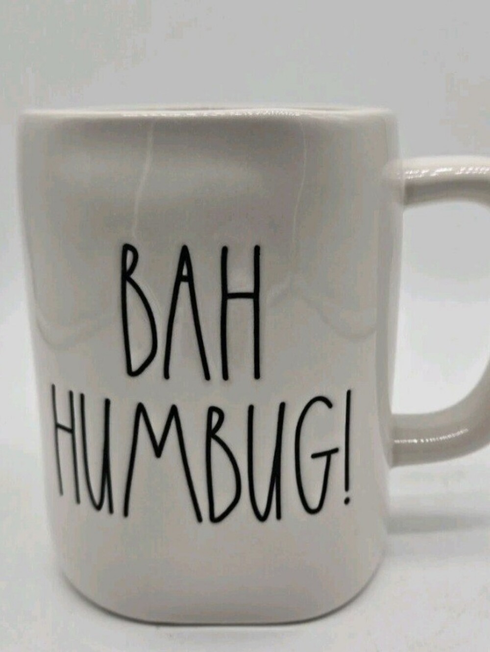 Rae Dunn BAH HUMBUG Mug Artisan Collection Magenta 202